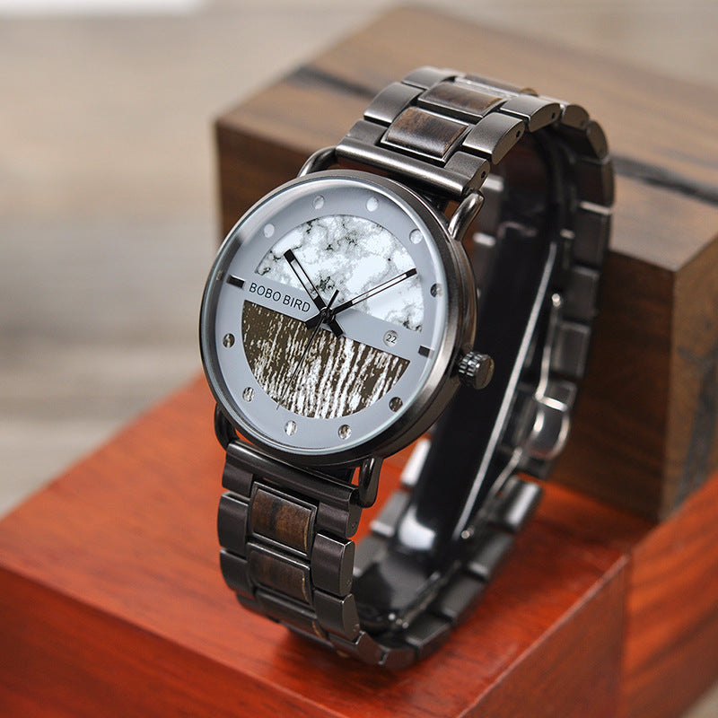 Montre en bois sport unisexe