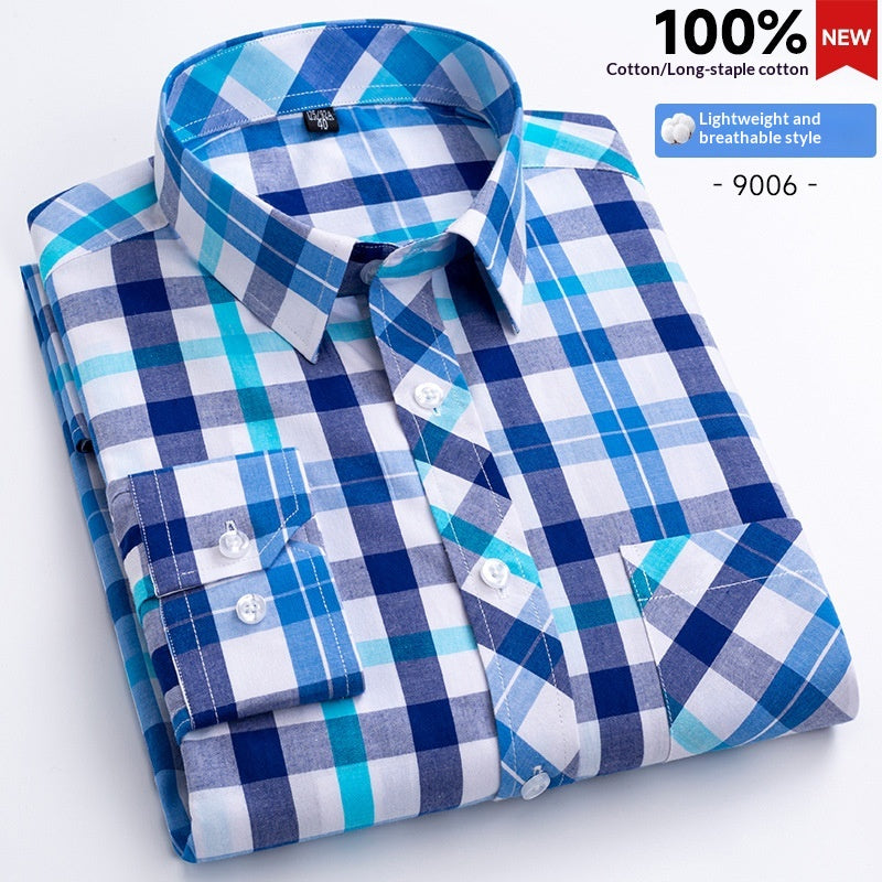 Hommes Plaid Shirt Fashionable Casual Shirt