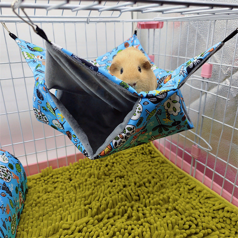 Chaud double couche Sandwich Hammock Pet