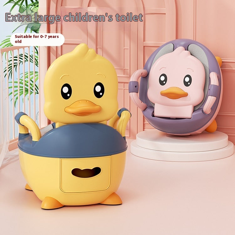 Amélioré Plus-taille Soft Coussin Enfants Canard Toilette Maison