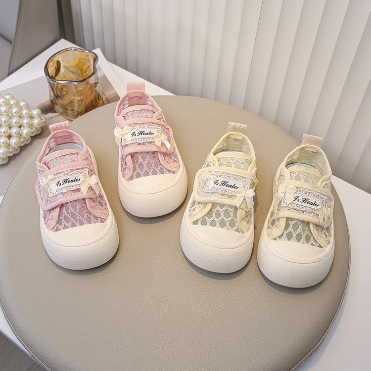 Chaussures de sport à maille simple respirante pour enfants