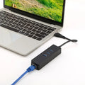 Adaptateur Ethernet 3 ports USB 3.0 Hub Gigabit Convertisseur 10/100/1000 Mbps LAN RJ45 USB filaire