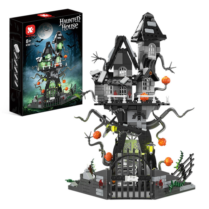 Ghost House Building Block Assemblage Modèle Jouet