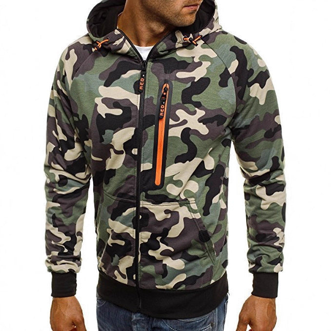 Veste de sweat à capuche casual pour hommes