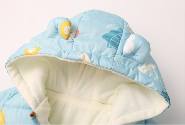 Veste bébé à capuche légère pour enfants hors saison Automne et hiver