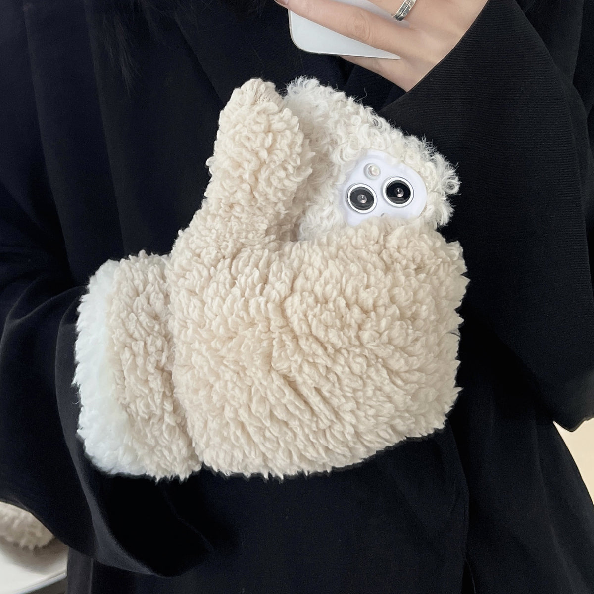 13promax Gants à l'épreuve du froid Étui téléphonique en peluche