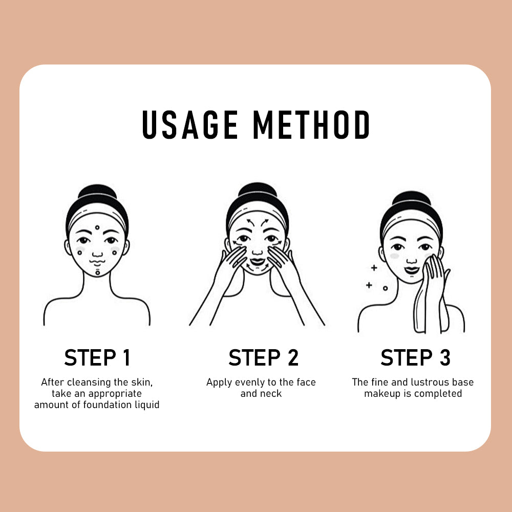 Light foundation for skin concealment