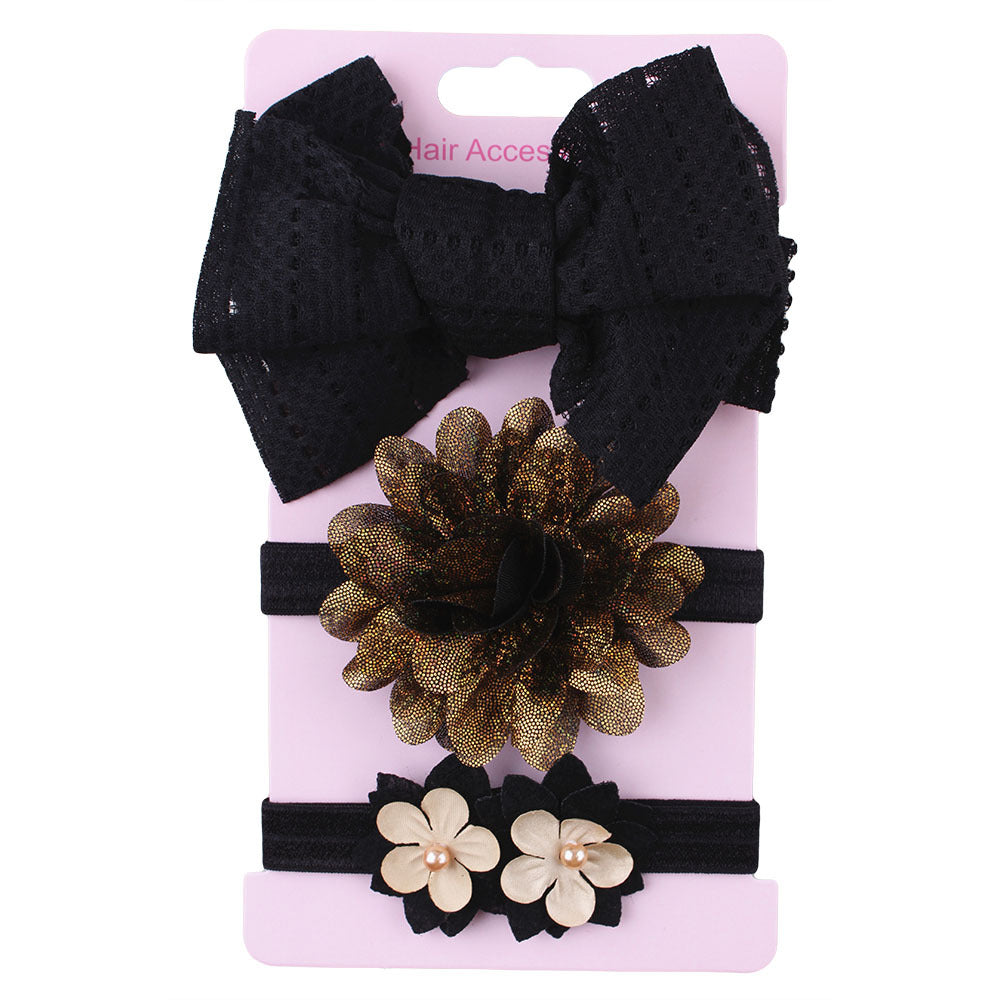 Bébé Tête Fleur Enfant Bow Headdress