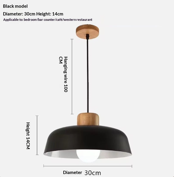 Nordic Restaurant Chandelier Macaron Bedside Lamp