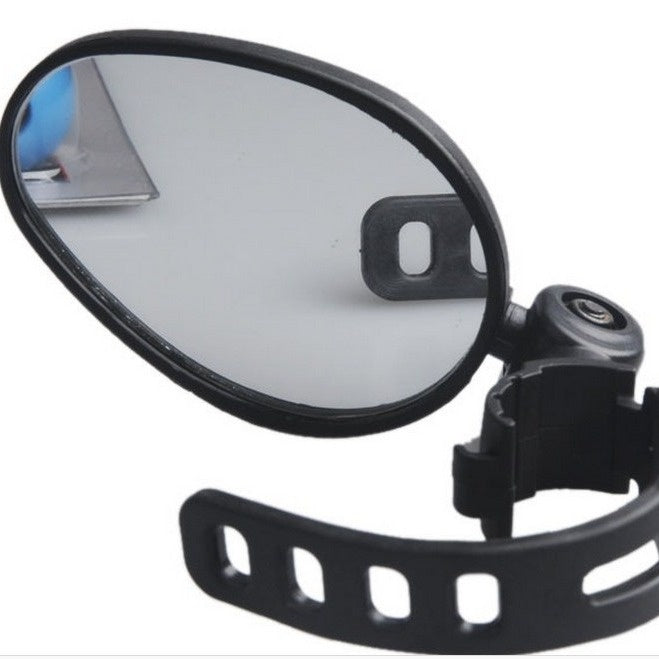 Rétroviseur en verre de vélo miroir 360 degrés rotatif réflecteur sécurité fixation de vélo