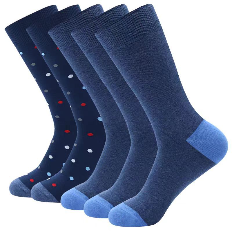 Chaussettes en coton rayé Homme Plus Taille