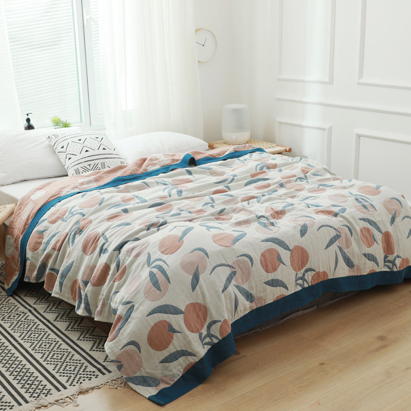 Pure Cotton Gauze Single/Double Summer Cooling Blanket