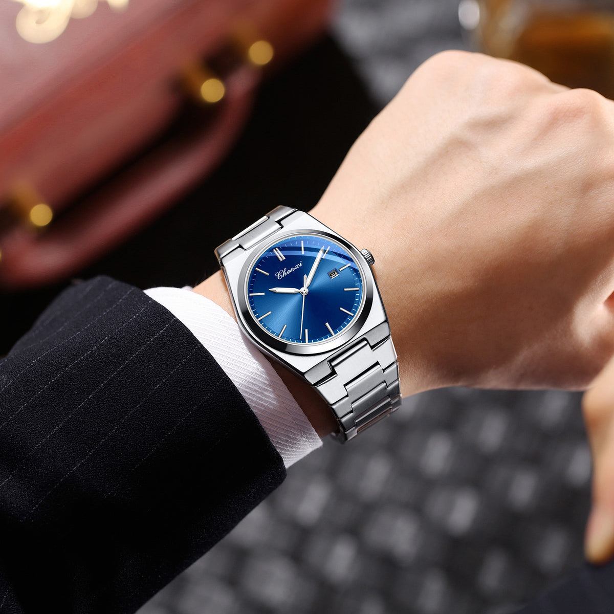 Luminous Calendar Quartz Waterproof Watch
