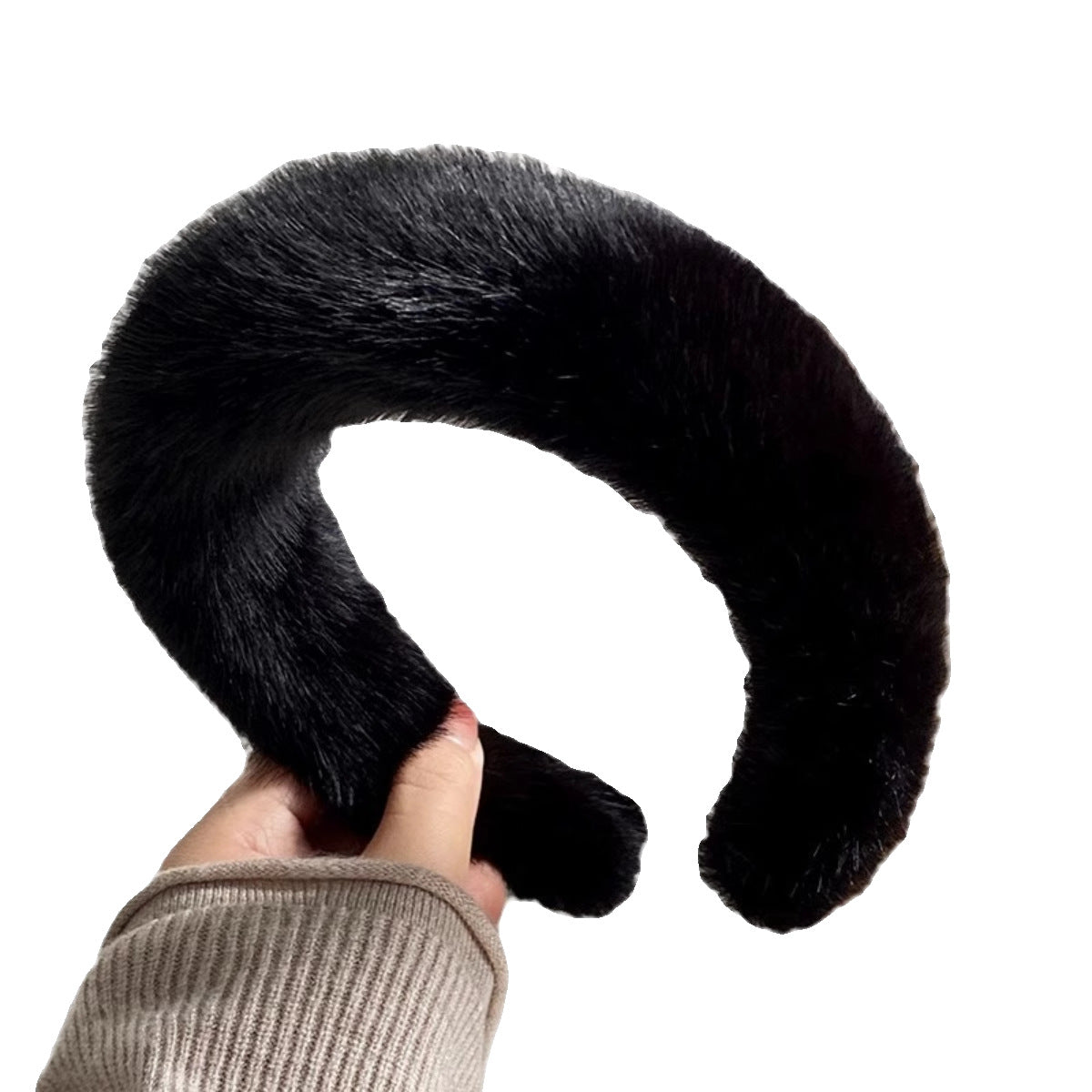 Maillard Fluffy bande de cheveux de haute qualité coiffure visage lavage fixateur cheveux large-brimmed haute Skul