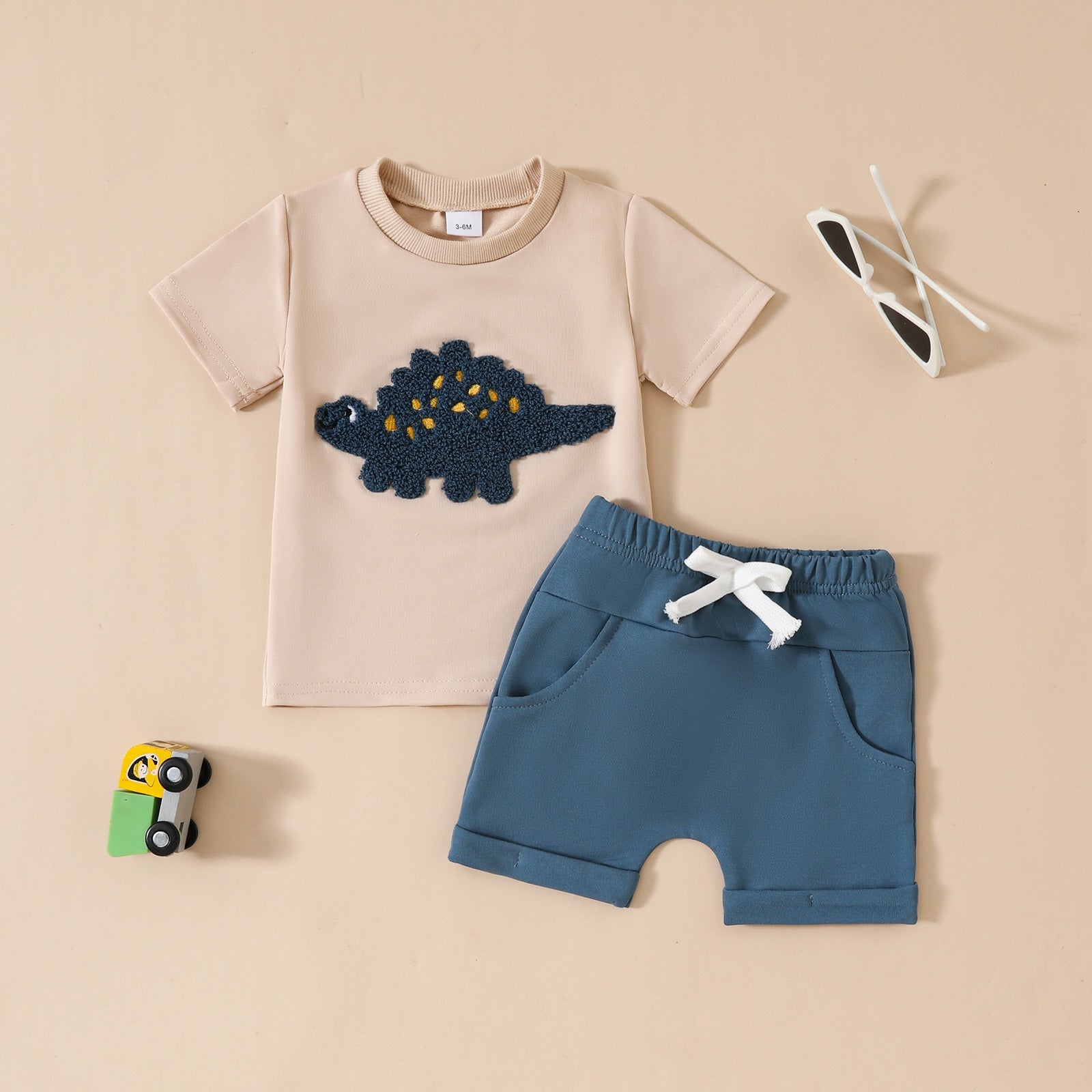 Ensemble de shorts à manches courtes pour garçons