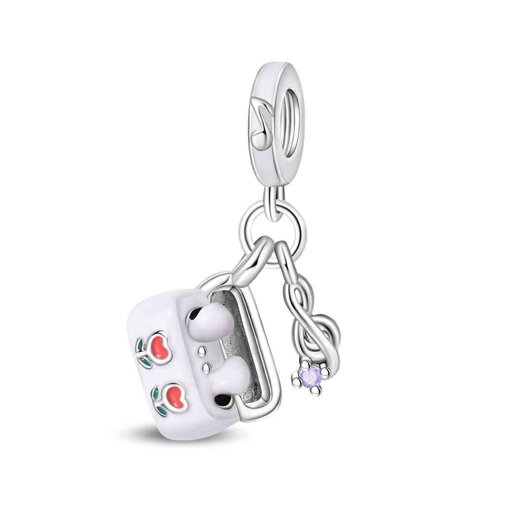Pendentif romantique et bracelet perlé