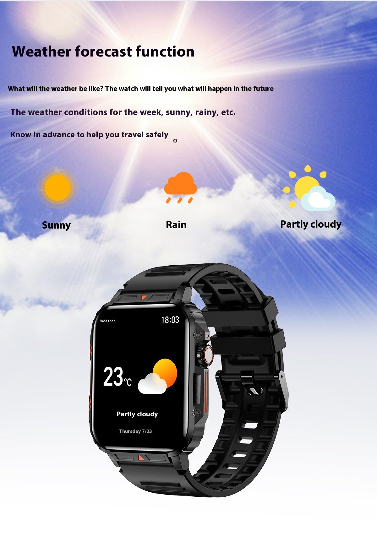 Smart Wireless Call Sport Step Computing Watch