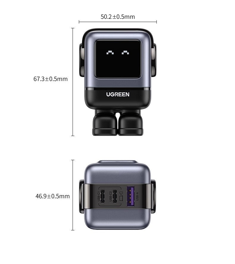 Chargeur Nitride Gallium 65W pour ordinateur portable