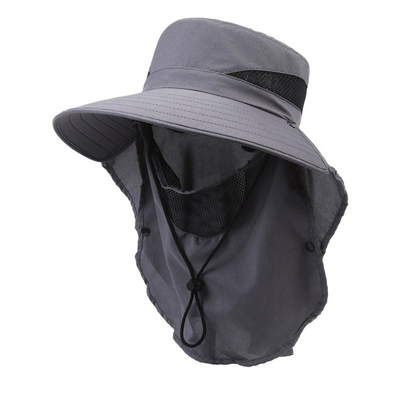 Chapeau Homme d'ombre solaire Chapeau Pêcheur Big Brim Chapeau de pêche résistant au soleil