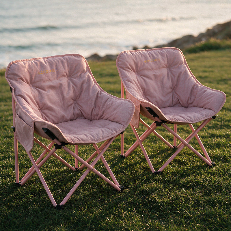 Chaise Moon rembourrée portable