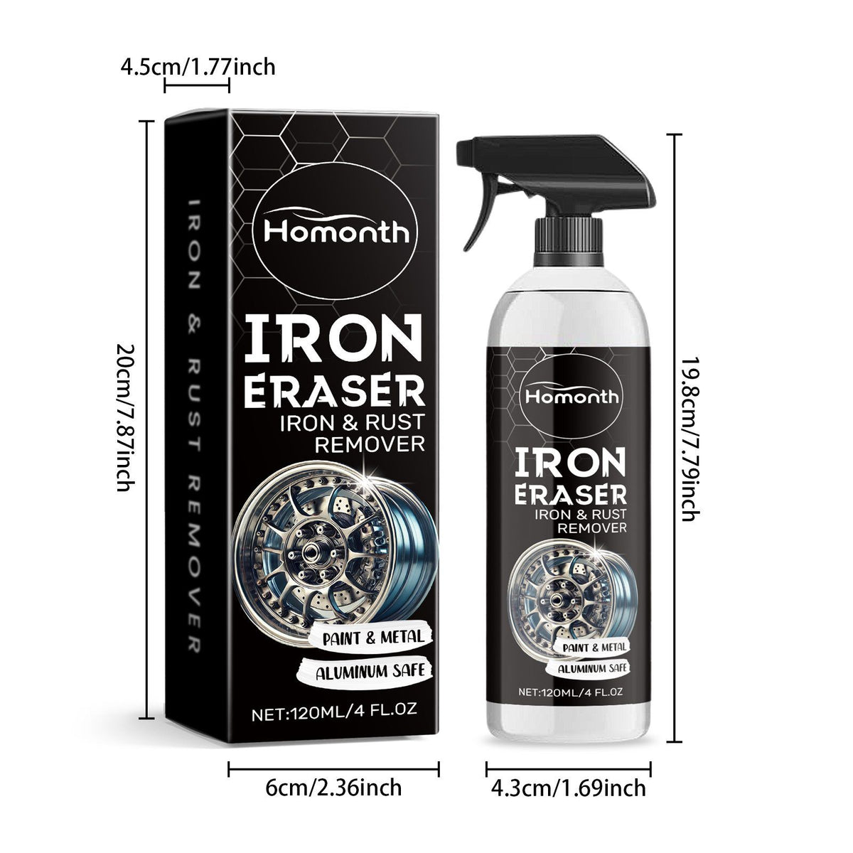 HOMONTH Automotive Rust Stain Cleaner