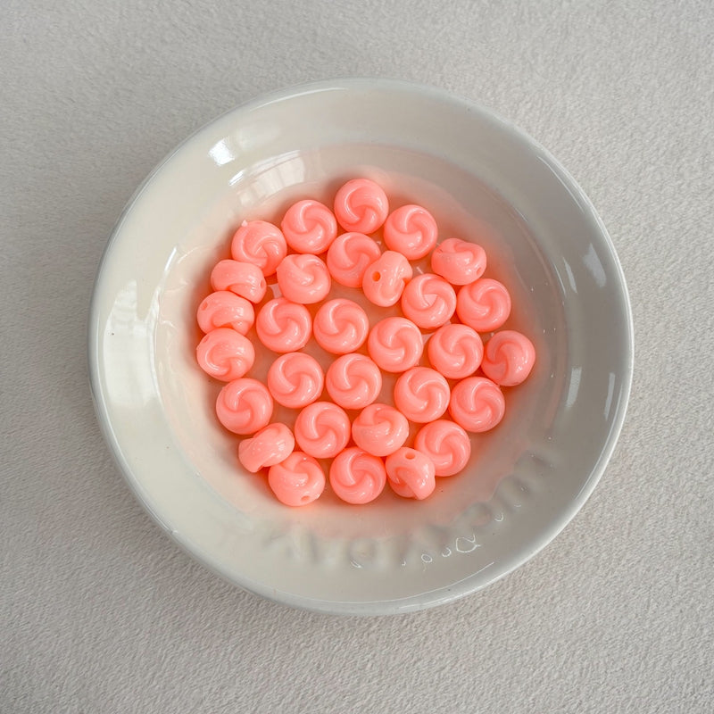 Perles pivotantes en couleur solide PS