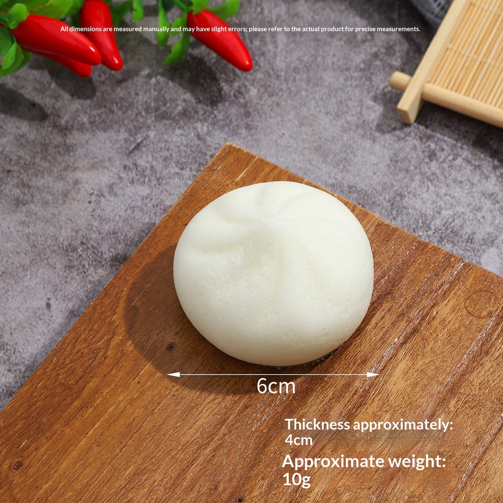 PU Simulation à rebound lent Bun Steamed Bun et Flower Roll Model Props
