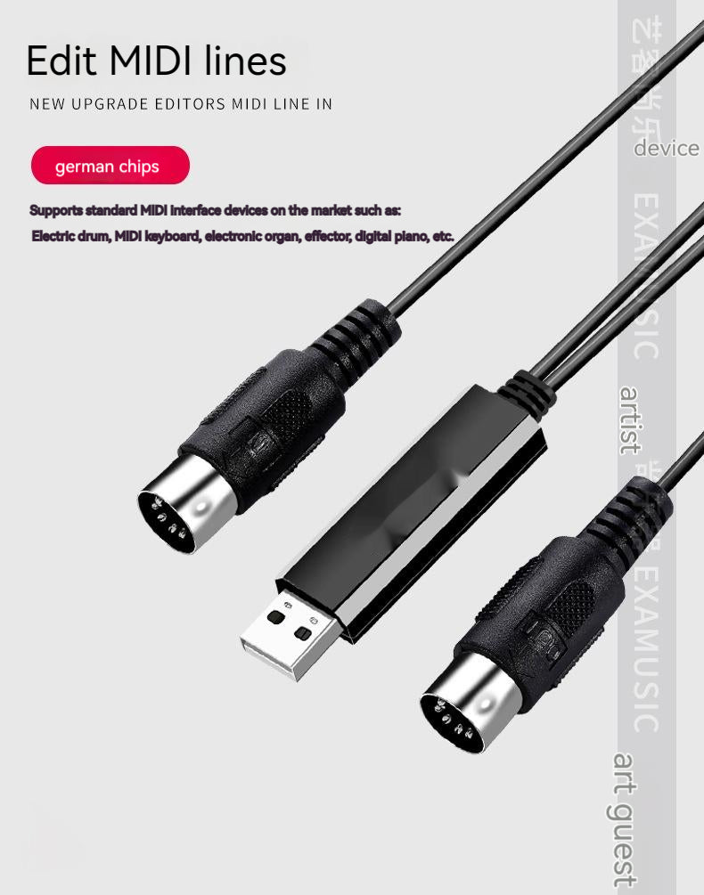 Electronique Clavier USB Ligne de conversion Piano électrique Électronique Drum Musique Ligne de montage
