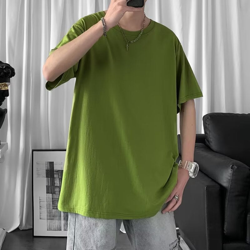 T-shirt à manches courtes de couleur candy pour homme