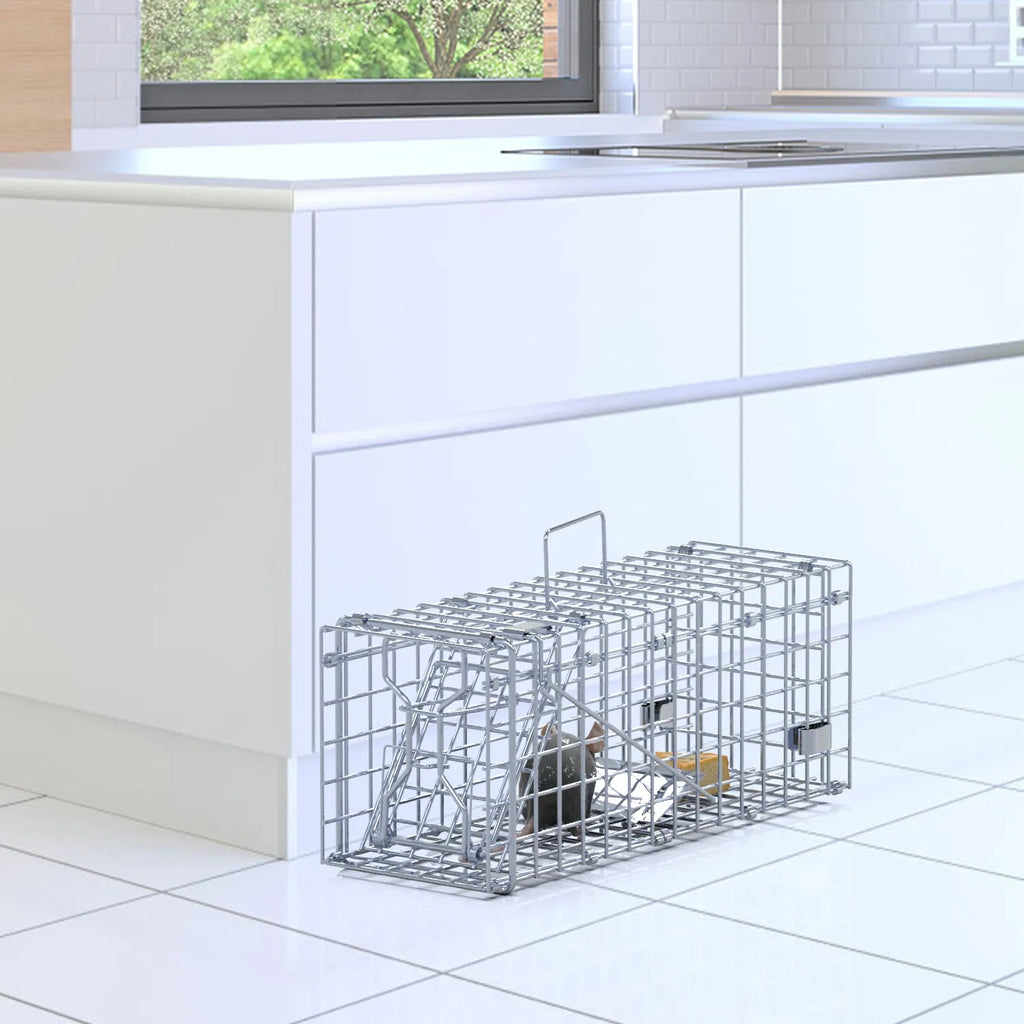Cage de piège à rats réutilisable à haute sensibilité 2Pack – Déclencheur d'un lot rapide