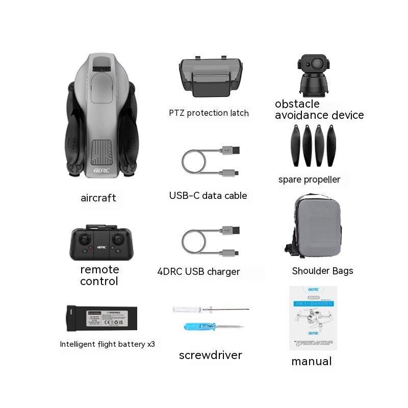 Évitement d'obstacle sans brosse Quadcopter pliant
