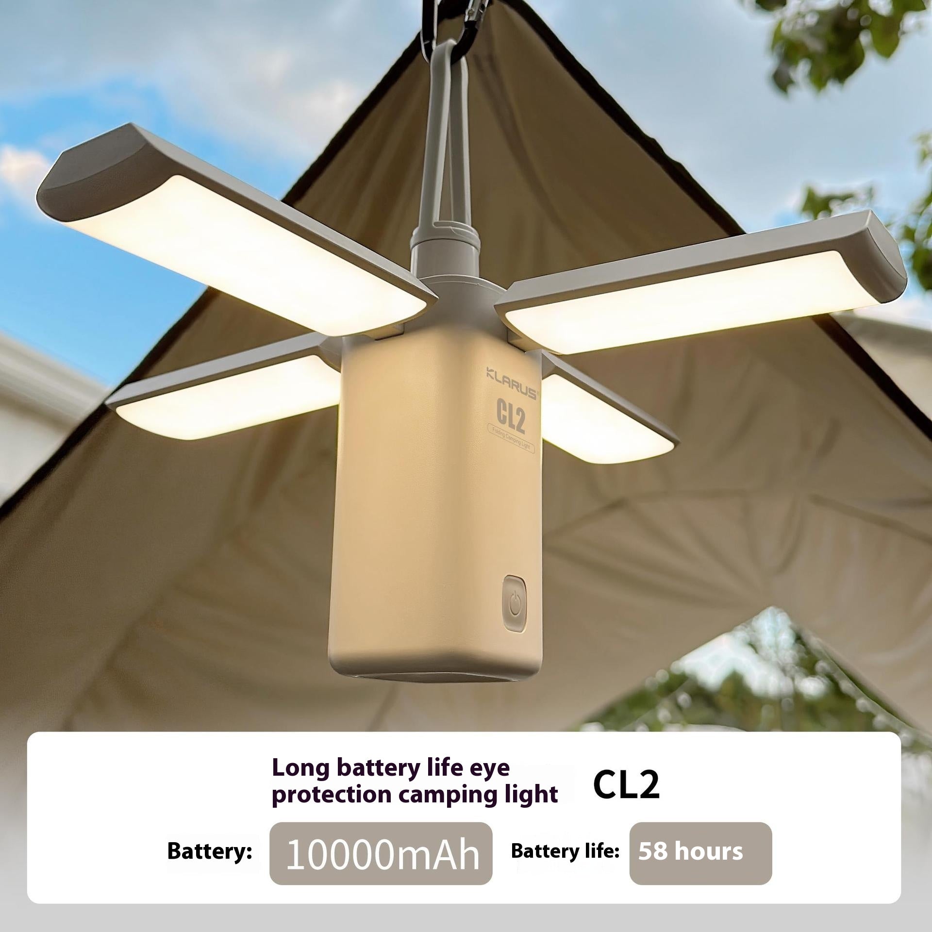 Camping extérieur Lampe longue lumière LED endurance