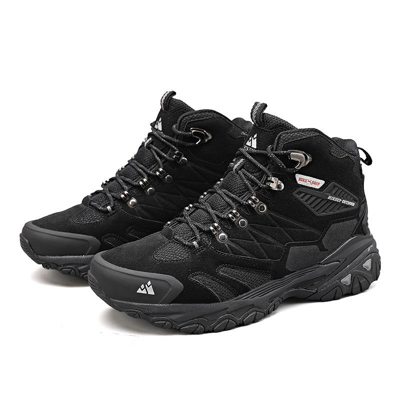 Sports de loisirs de plein air High-top Waterproof Chaussures de randonnée antidérapantes pour hommes