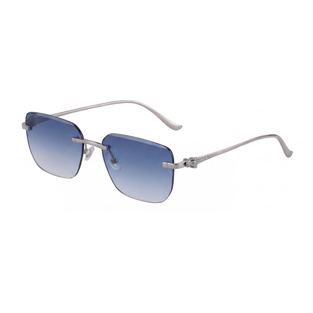 Lunettes de soleil Fashionable Square Rimless pour hommes