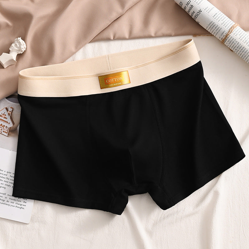 Slip de boxeur respirant en coton athlétique pour hommes