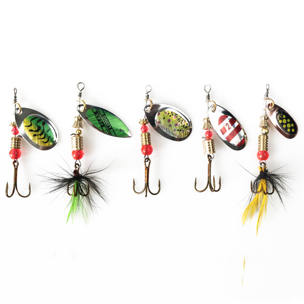 10 Rotary Sequin Lures Luya set