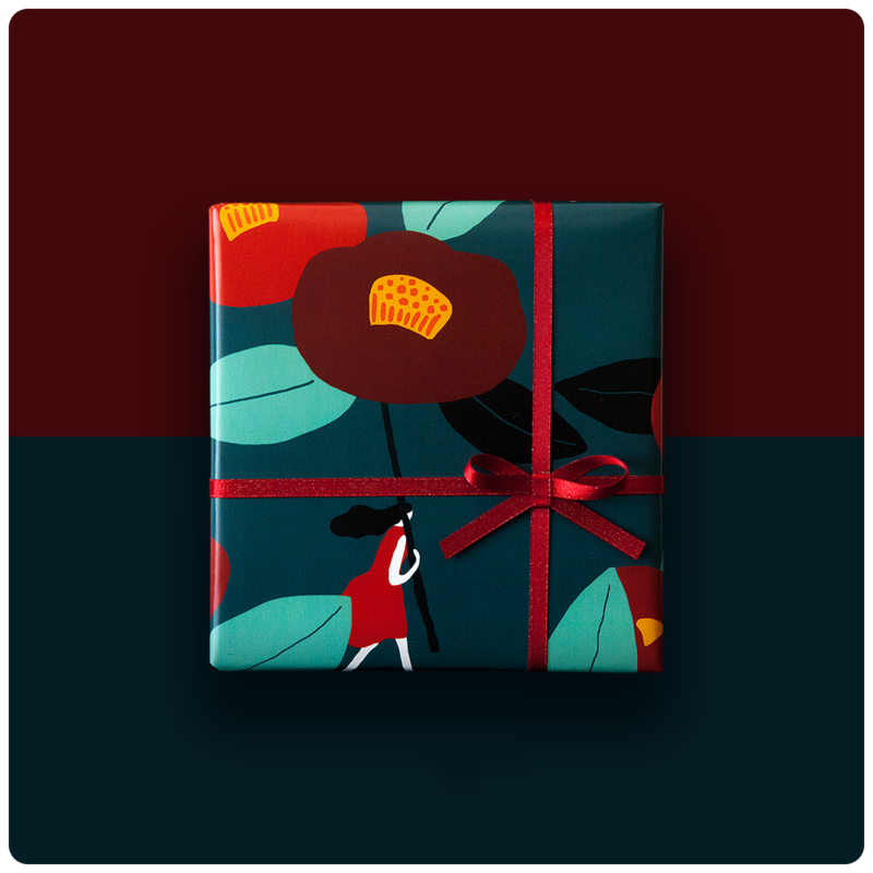 Cadeau de Noël papier d'emballage cadeau imperméable