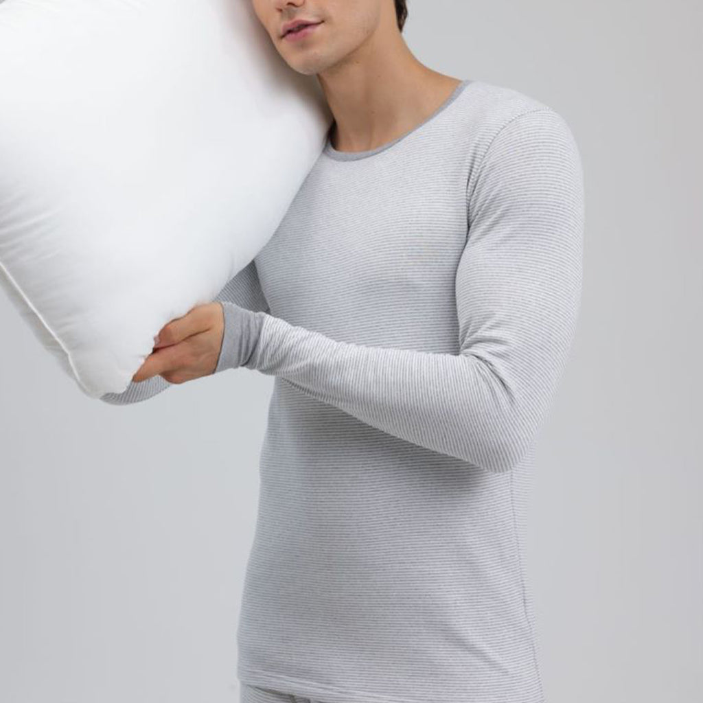 1 Ensemble Hommes Thermique Sous-vêtements ensemble Knit Slim Fit Élégant chaud hiver Base couche froid