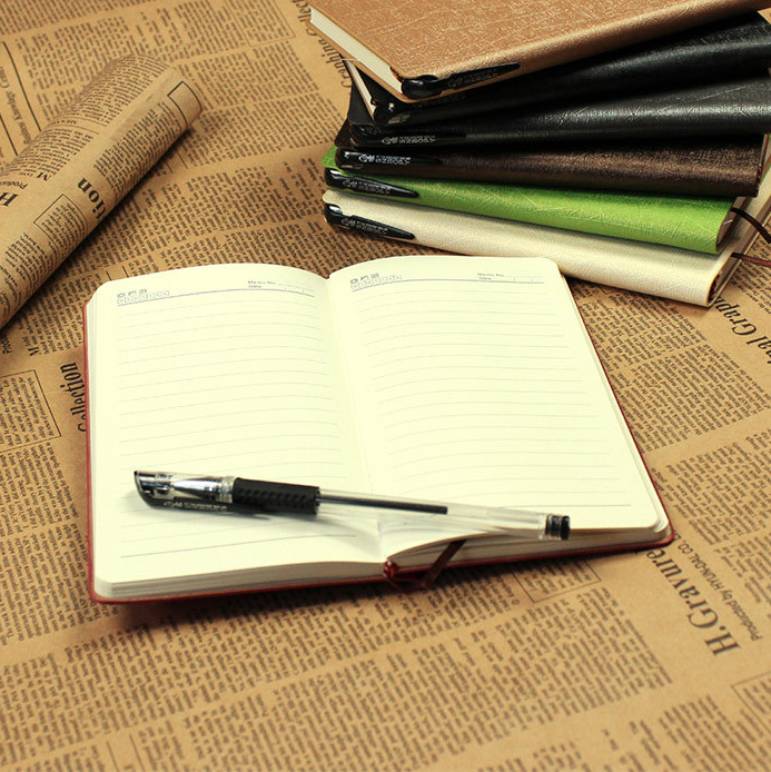 Notepad simple Notebook avec stylo Notebook Business Creative Diary A6 peut être personnalisé