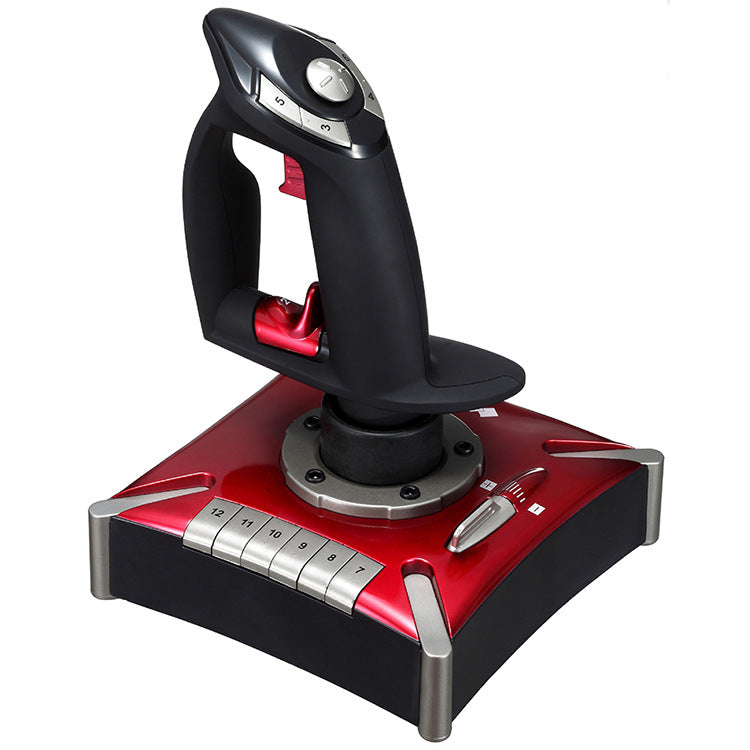 Contrôleur de vol de simulation d'ordinateur USB Joystick