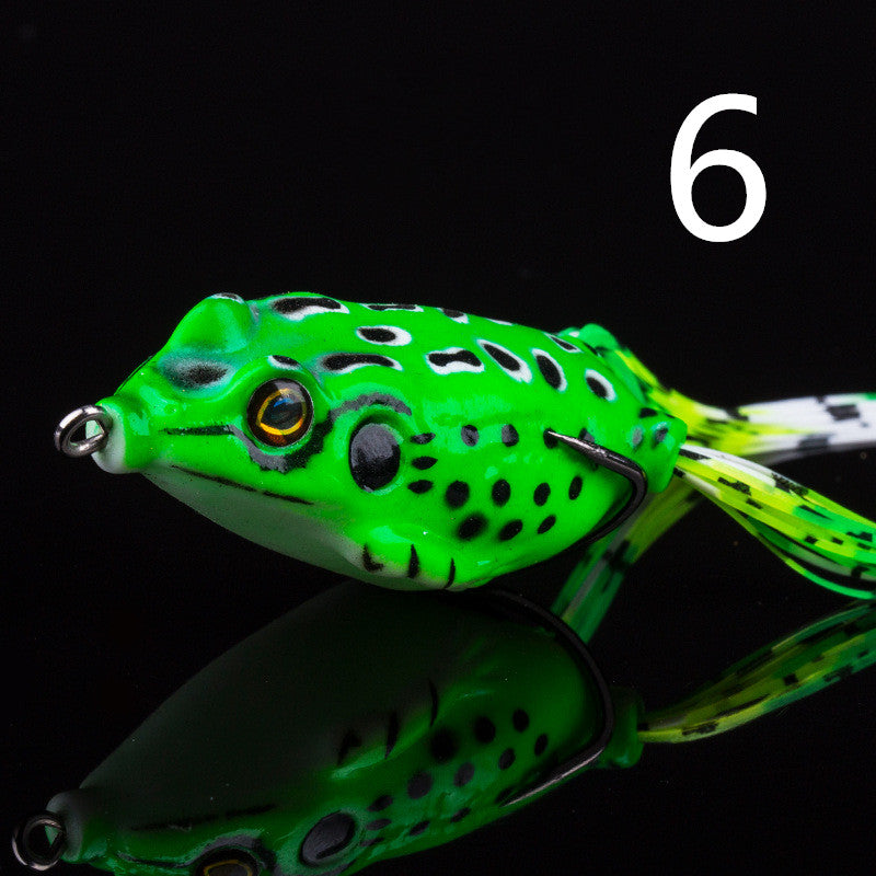 Bionic Thunder grenouille oeuf grenouille noir costume haute carbone acier crochet double