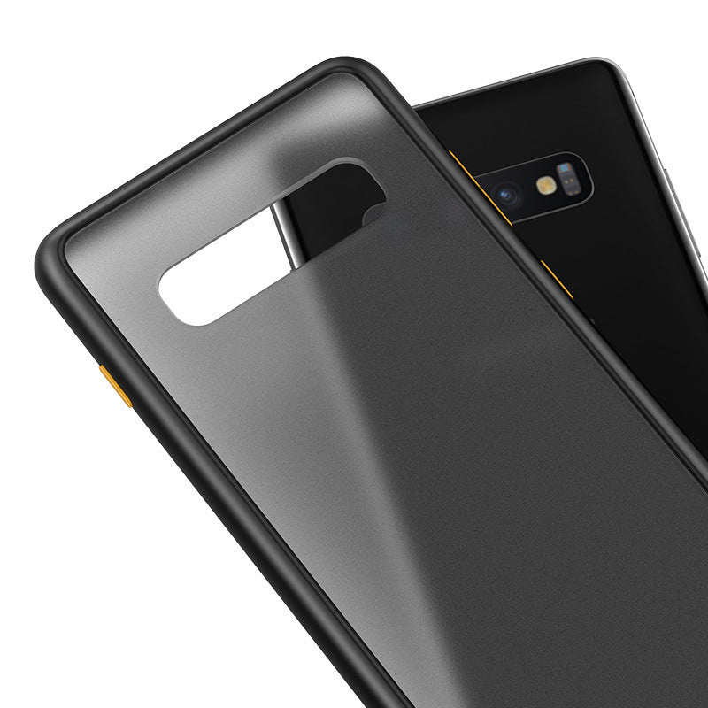 Samsung s10 téléphone mobile boîtier mat feel silicone goutte