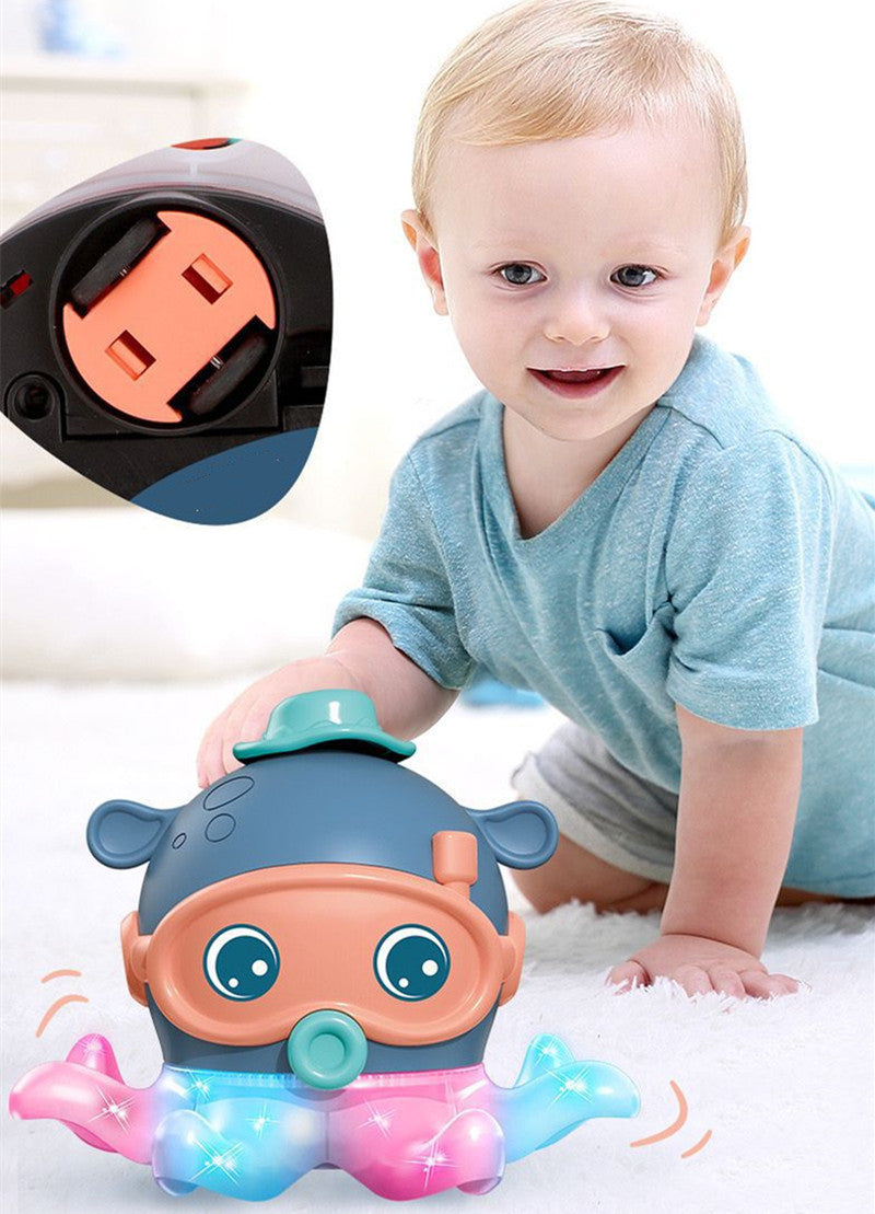 Jouet électrique enfant-parent de boule de blowing suspendu Octopus