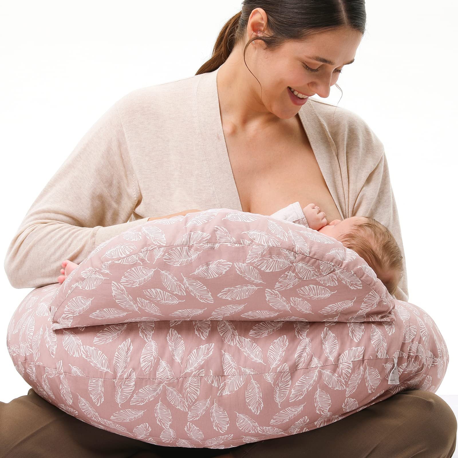 Oreiller d'allaitement Oreiller d'allaitement bébé Oreiller multifonctionnel amovible
