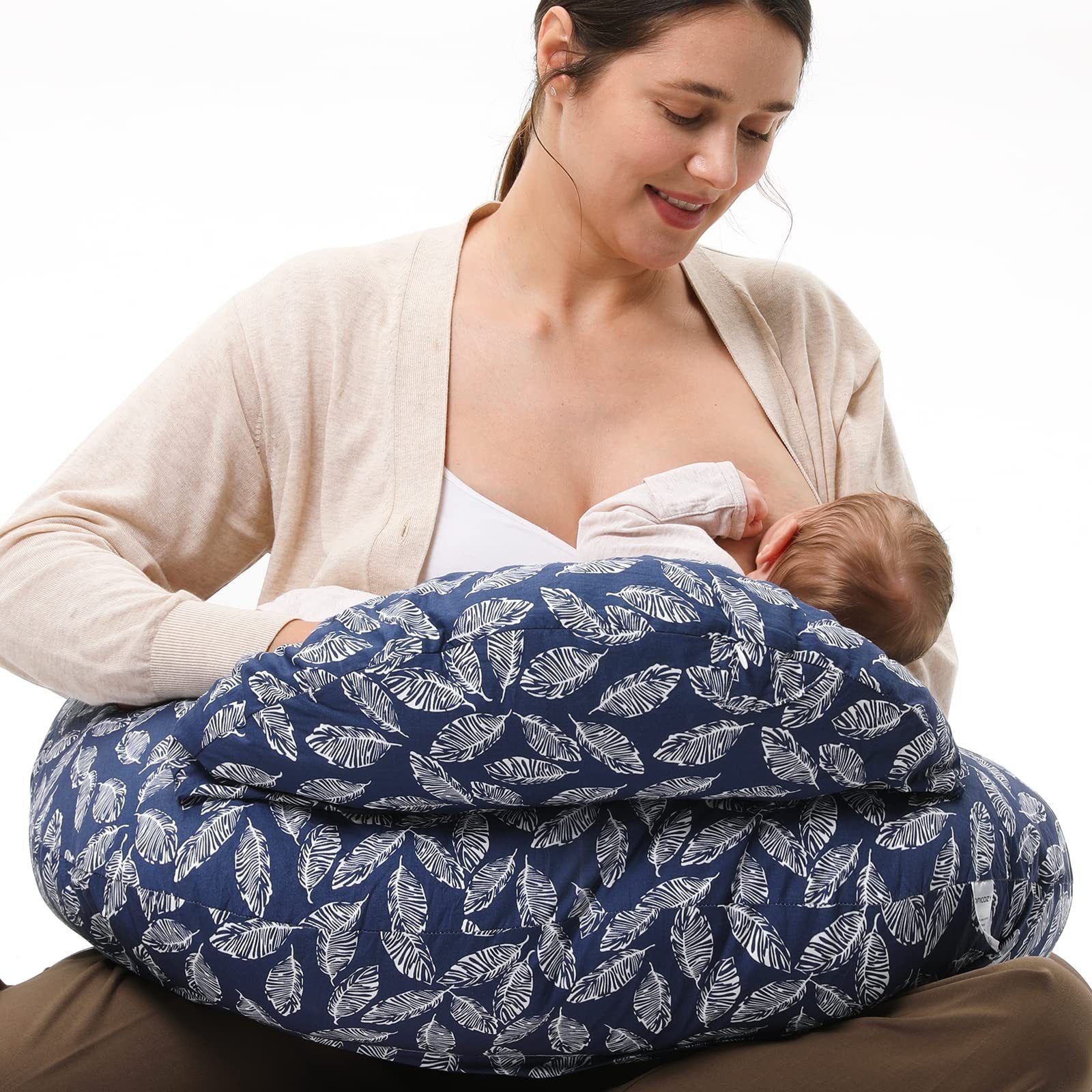 Oreiller d'allaitement Oreiller d'allaitement bébé Oreiller multifonctionnel amovible