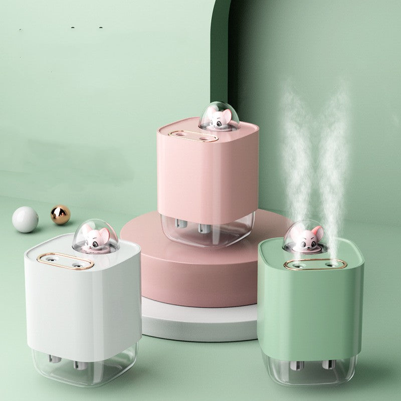 Humidificateur à double spray pour animal mignon