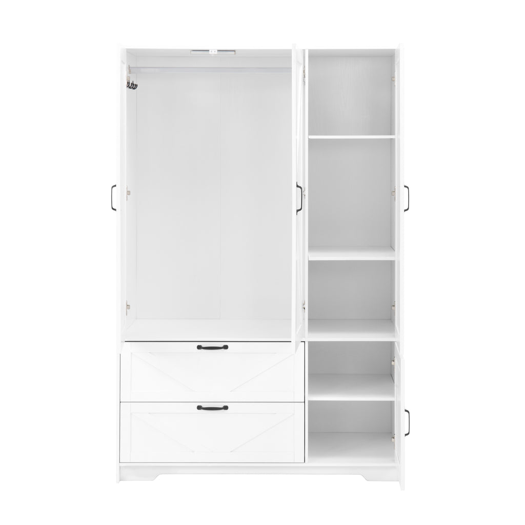 4 portes armoire armoire avec miroir
