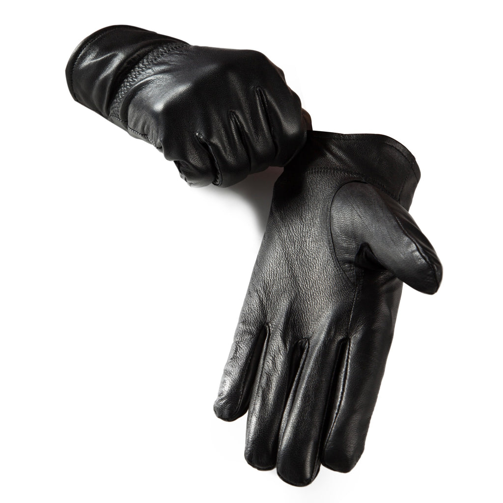 Gants d'hiver en cuir véritable pour hommes