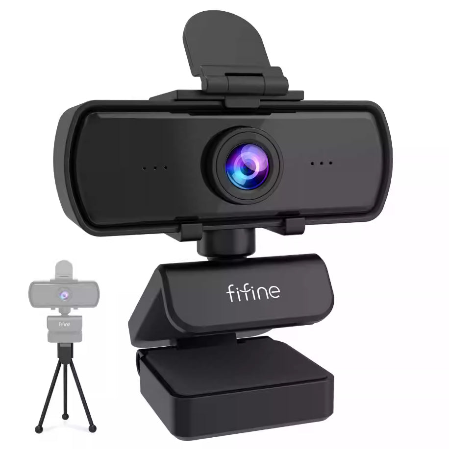 1440p Webcam PC Full HD avec trépied microphone