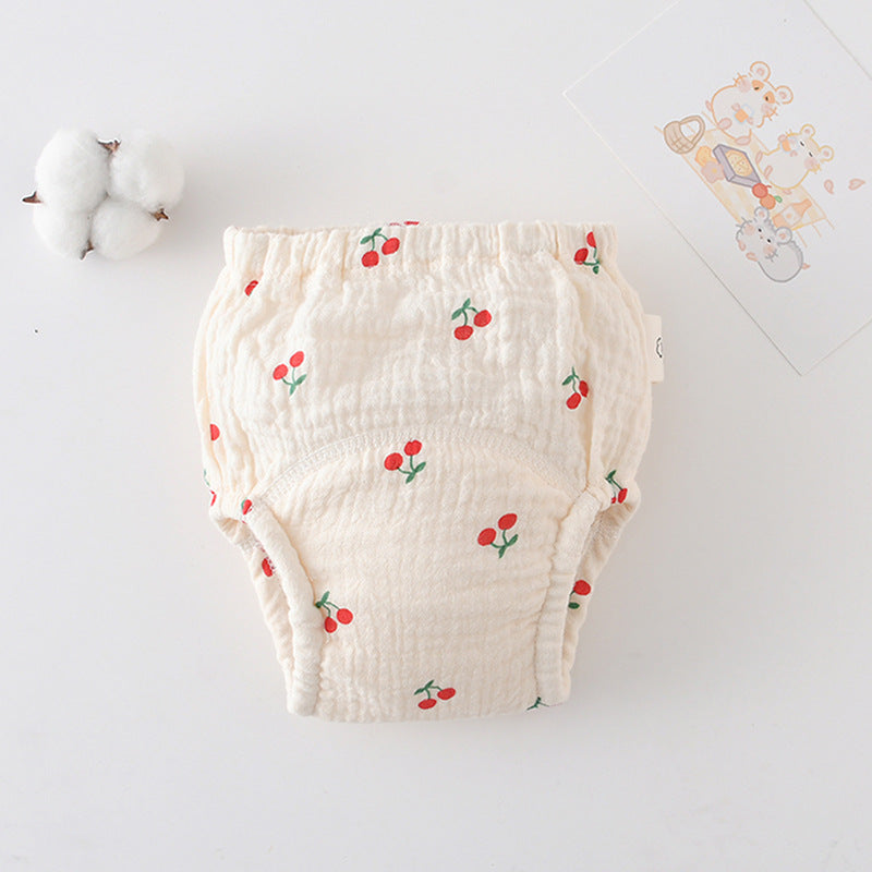 Style coréen Cotton Baby Training Apprentissage Gauze Pantalons de couches